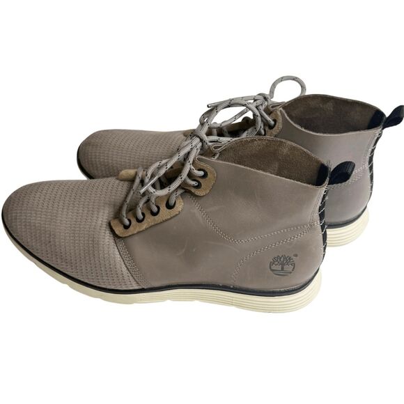 Timberland Men's Killington Leather Lace Up Chukka Ankle Boots Gray Size 11 - Picture 2 of 9